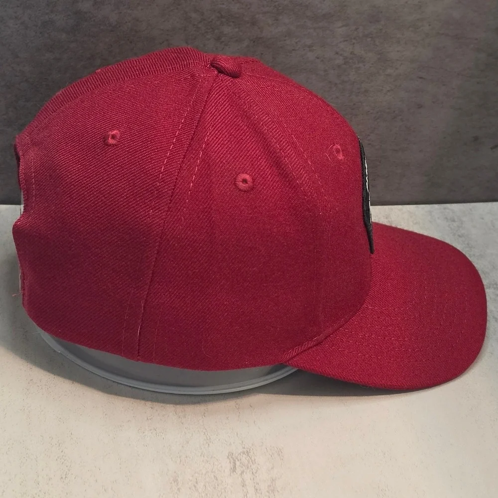 Pearl Harbor Hawaii Pacific Historic Parks Snapback Hat Memorial Patch Cardinal